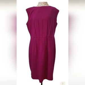 Jacob, Knee Length Dress, Fushia/Purple, size XL